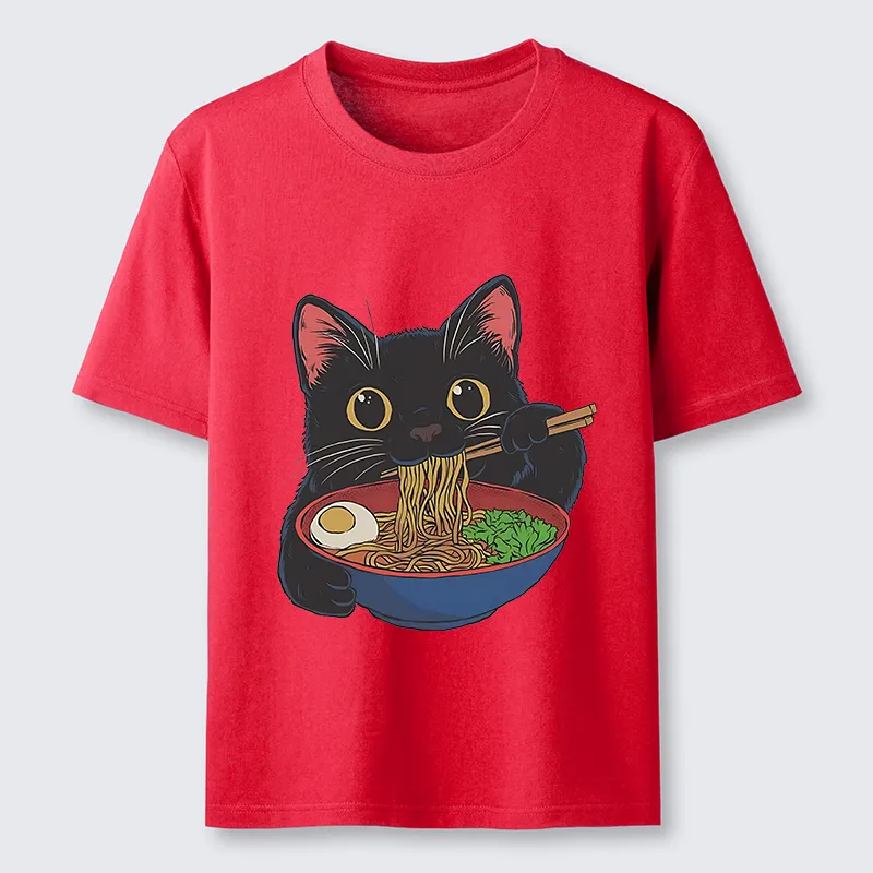 Tokyo-Tiger Black Cat Ate Japan Ramen Classic T-Shirt