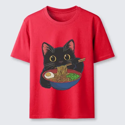 Tokyo-Tiger Black Cat Ate Japan Ramen Classic T-Shirt
