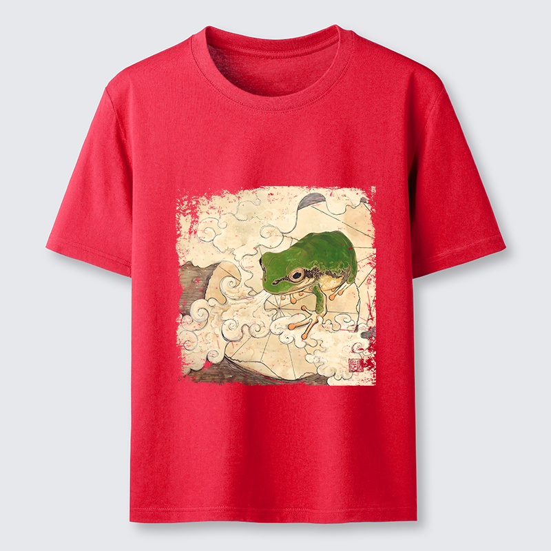 Tokyo-Tiger Vintage Frog Painting Classic T-Shirt