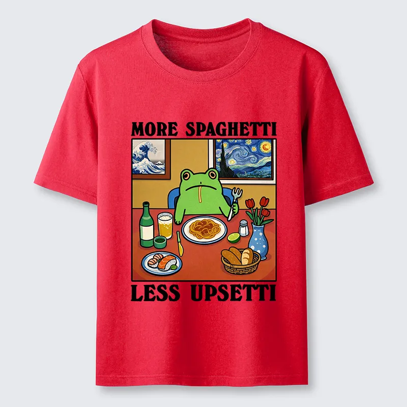 Tokyo-Tiger More Spaghetti Less Upsetti Frog Classic T-Shirt