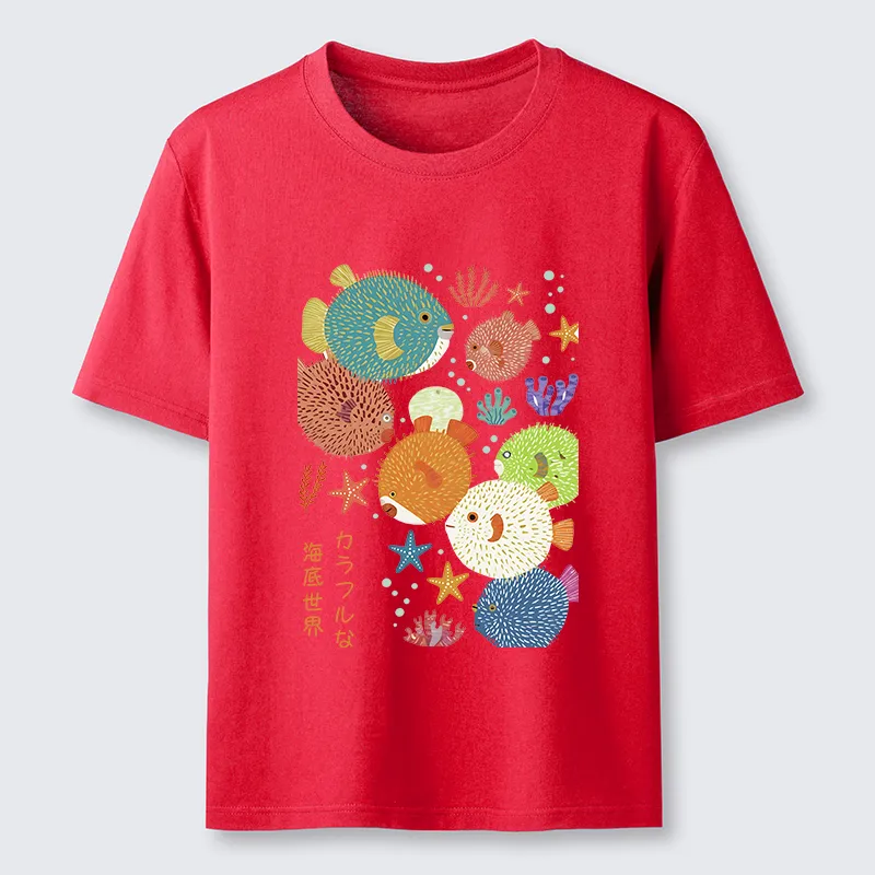 Tokyo-Tiger Japanese Fish Kanji Classic T-Shirt