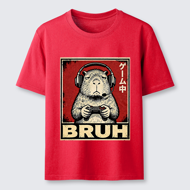 Tokyo-Tiger Funny Capybara Playing Games Classic T-Shirt