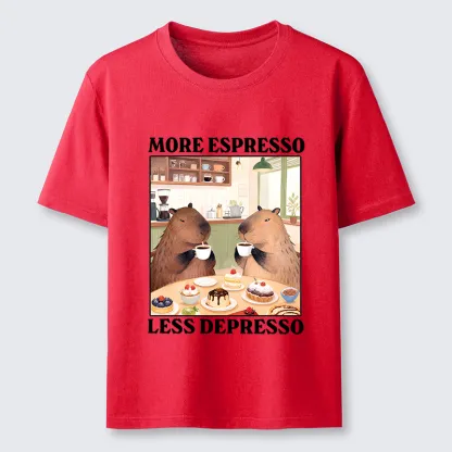 Tokyo-Tiger Capybaras Drink More Coffee Classic T-Shirt