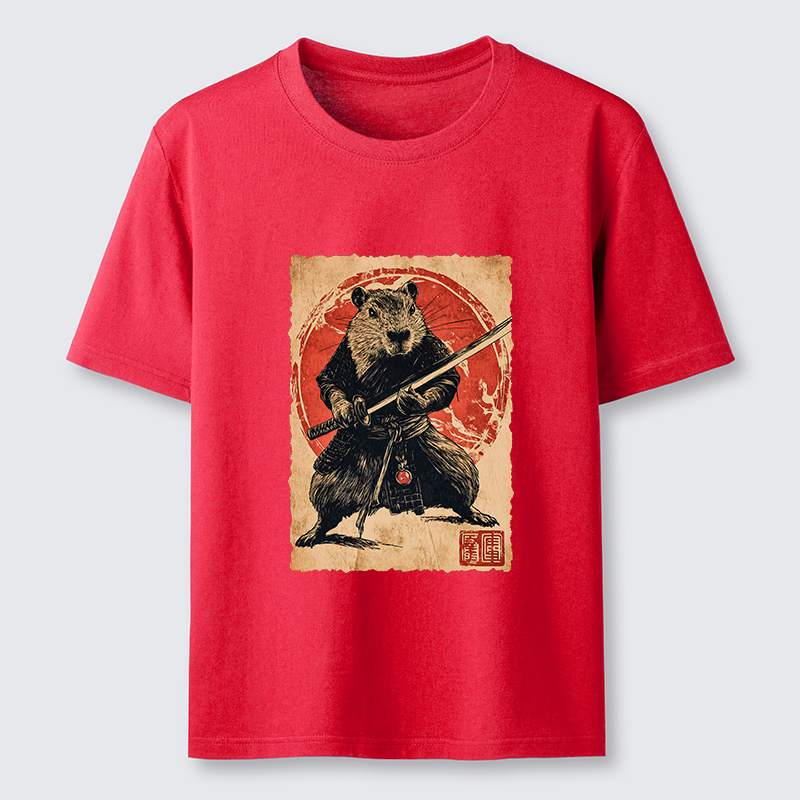 Tokyo-Tiger Samurai Capybara Japan Classic T-Shirt