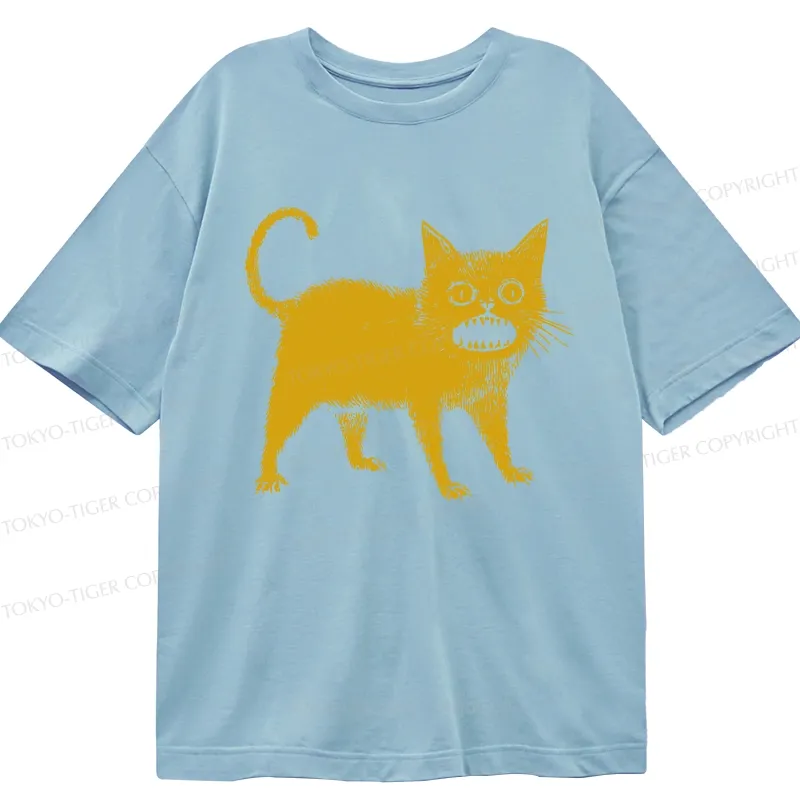 Tokyo-Tiger Horrible Japanese Cat Classic T-Shirt