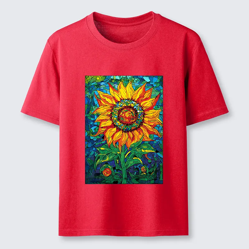 Tokyo-Tiger Colorful Art Sunflower Classic T-Shirt