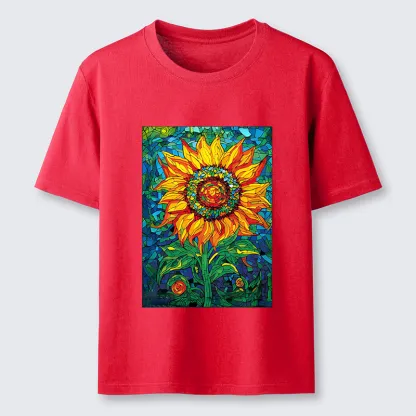 Tokyo-Tiger Colorful Art Sunflower Classic T-Shirt