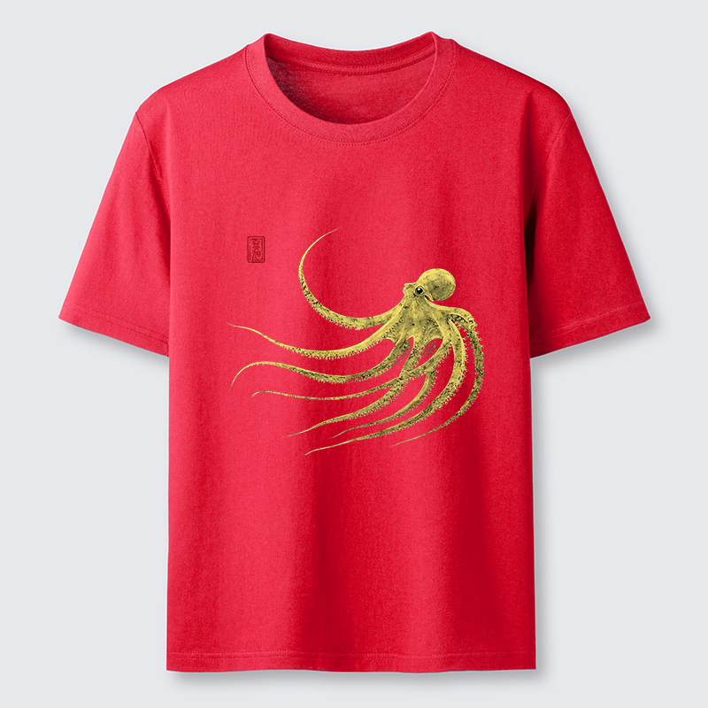 Tokyo-Tiger Retro Octopus Japanese Classic T-Shirt