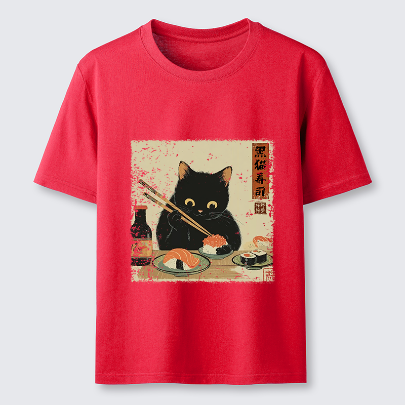 Tokyo-Tiger Meow Sushi Time Classic T-Shirt