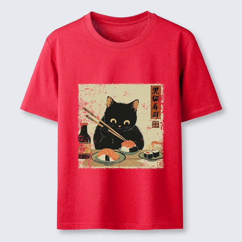 Tokyo-Tiger Meow Sushi Time Classic T-Shirt
