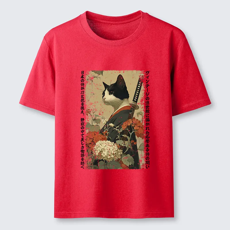 Tokyo-Tiger The Floral Samurai Classic T-Shirt
