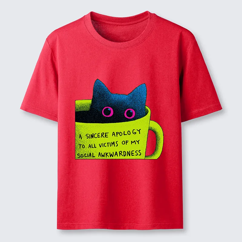 Tokyo-Tiger Social Awkward Cat Classic T-Shirt