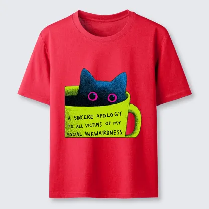 Tokyo-Tiger Social Awkward Cat Classic T-Shirt