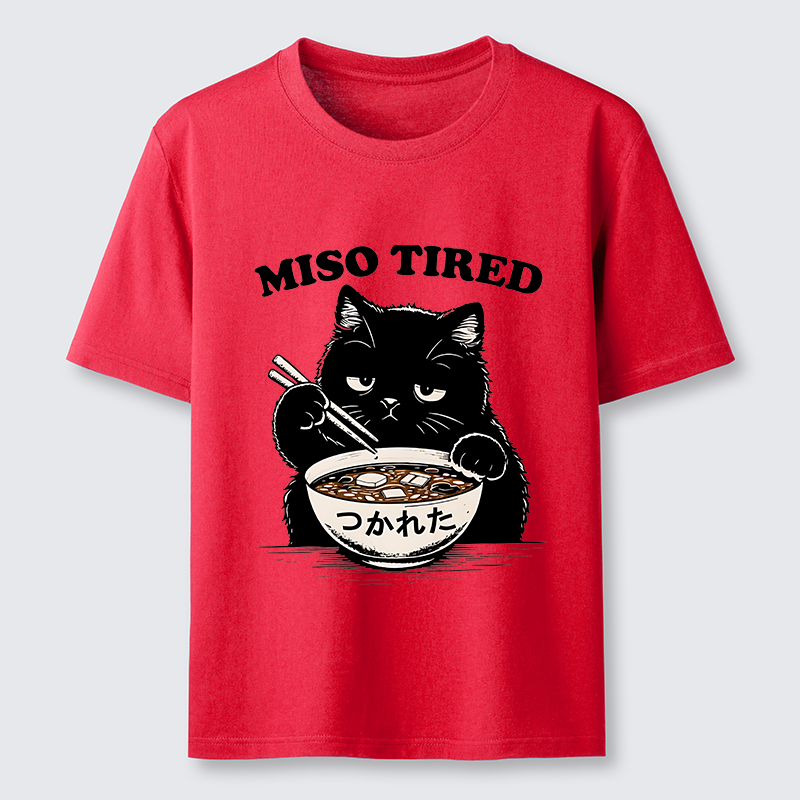 Tokyo-Tiger I Am So Tired Cat Classic T-Shirt