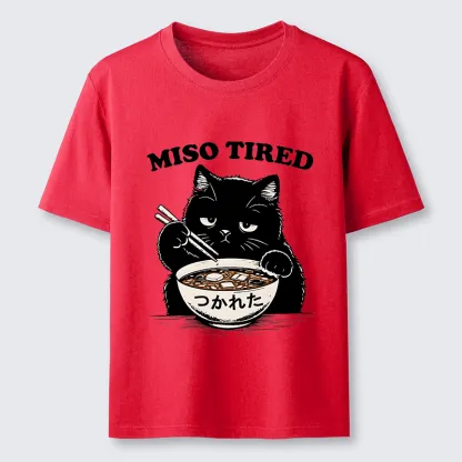 Tokyo-Tiger I Am So Tired Cat Classic T-Shirt
