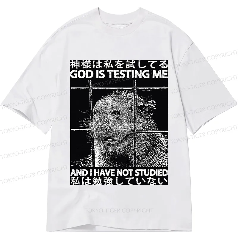 Tokyo-Tiger God Is Testing Me Classic T-Shirt