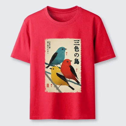 Tokyo-Tiger Three Birds, One Branch Classic T-Shirt