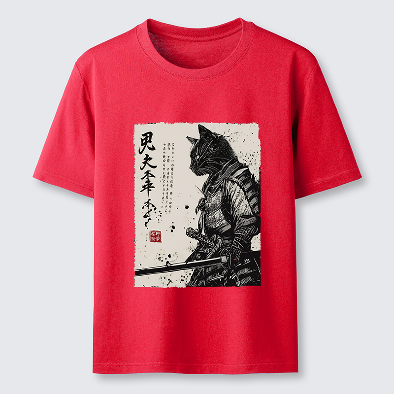 Tokyo-Tiger Japanese Samurai Cat Funny Classic T-Shirt
