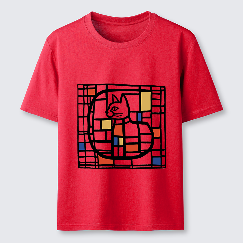 Tokyo-Tiger Mondrian's Cat Classic T-Shirt