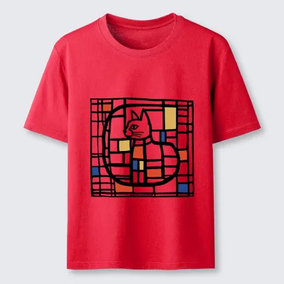 Tokyo-Tiger Mondrian's Cat Classic T-Shirt