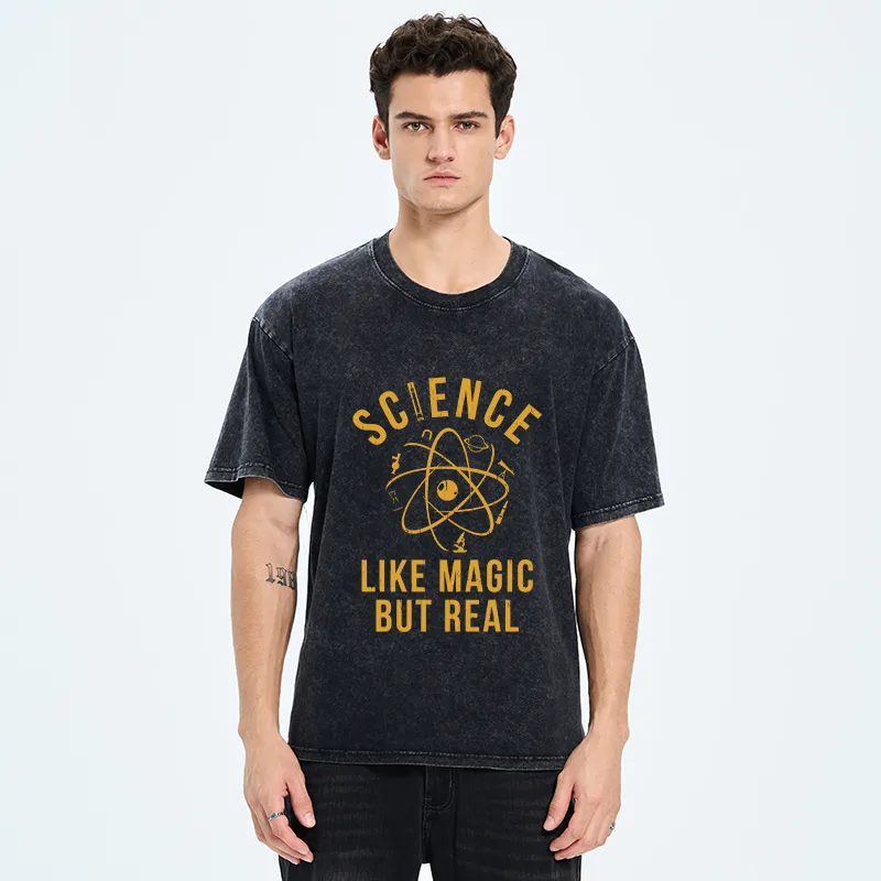 Tokyo-Tiger Science Is Magic Washed T-Shirt