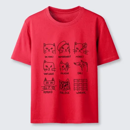 Tokyo-Tiger Artistic Cats Classic T-Shirt
