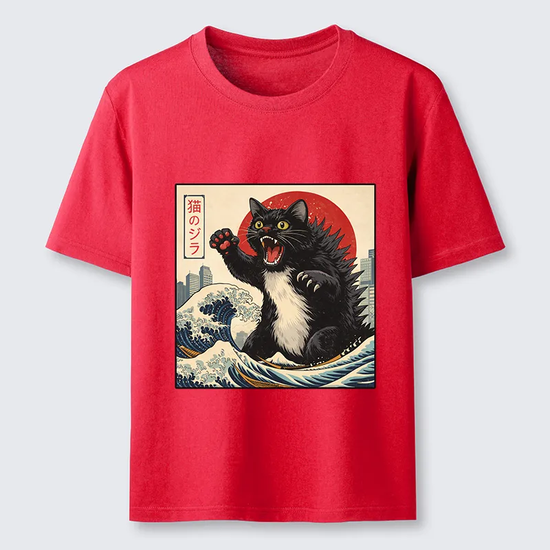 Tokyo-Tiger Black Catzilla Classic T-Shirt