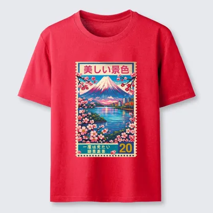 Tokyo-Tiger Springtime Scenery Classic T-Shirt