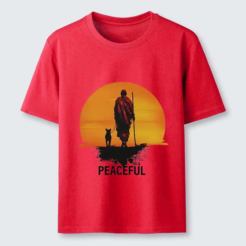 Tokyo-Tiger Monk Dog And Sun Classic T-Shirt