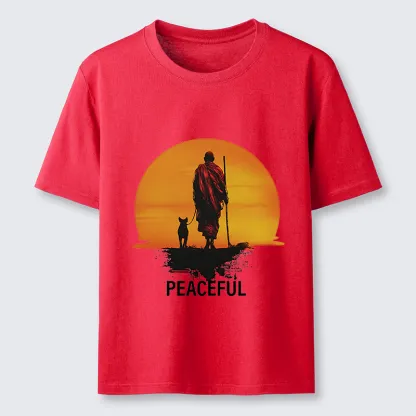 Tokyo-Tiger Monk Dog And Sun Classic T-Shirt