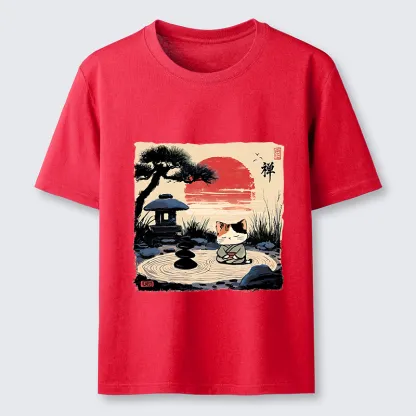 Tokyo-Tiger Zen-like Scenery Classic T-Shirt