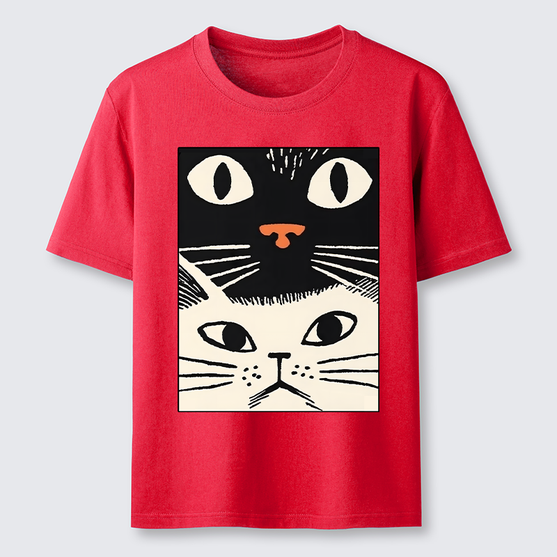 Tokyo-Tiger Black Cat And White Cat Classic T-Shirt