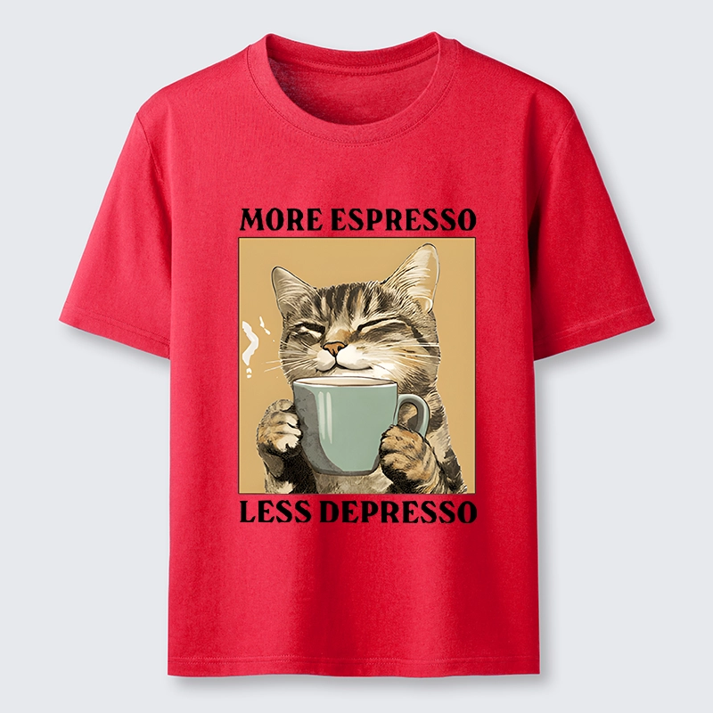 Tokyo-Tiger Cute Cat Drinking Coffee Classic T-Shirt