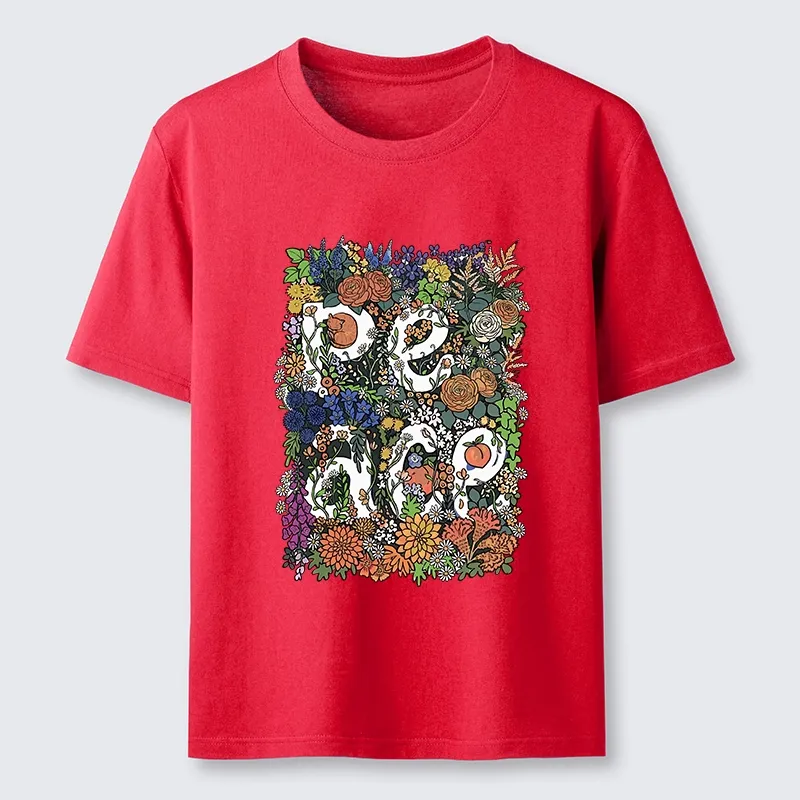 Tokyo-Tiger Peace In Flowers Classic T-Shirt