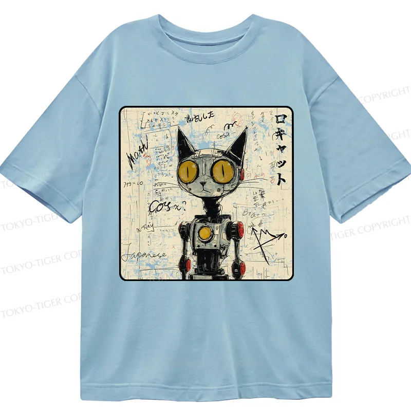 Tokyo-Tiger Robot Cat Classic T-Shirt