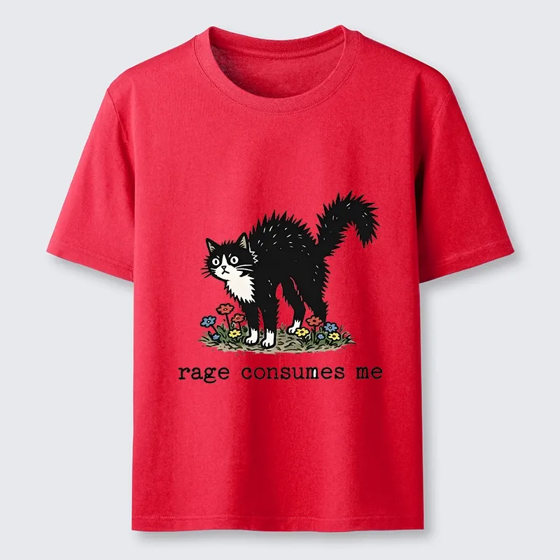 Tokyo-Tiger Angry Tuxedo Cat Classic T-Shirt
