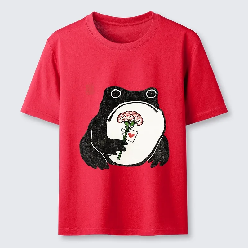 Tokyo-Tiger The Frog Holding A Carnation Classic T-Shirt Sale