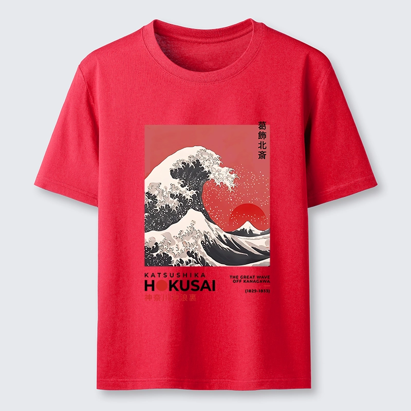 Tokyo-Tiger Mount Fuji Beneath The Wave Classic T-Shirt