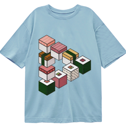 Tokyo-Tiger Infinite Loop Sushi Classic T-Shirt