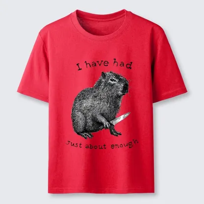 Tokyo-Tiger Capybara With A Knife Classic T-Shirt