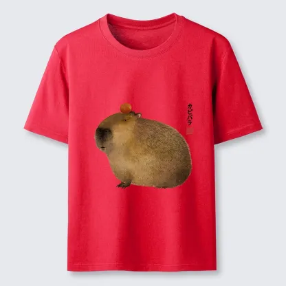 Tokyo-Tiger Calm Capybara Illustration Classic T-Shirt