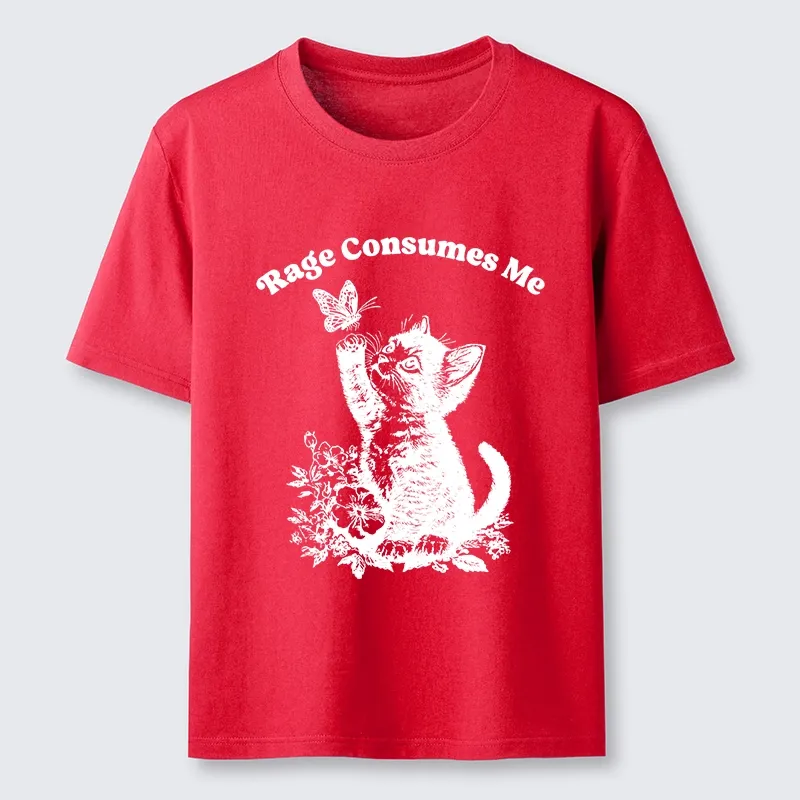 Tokyo-Tiger Rage Consumes Me Kitten Meme Classic T-Shirt