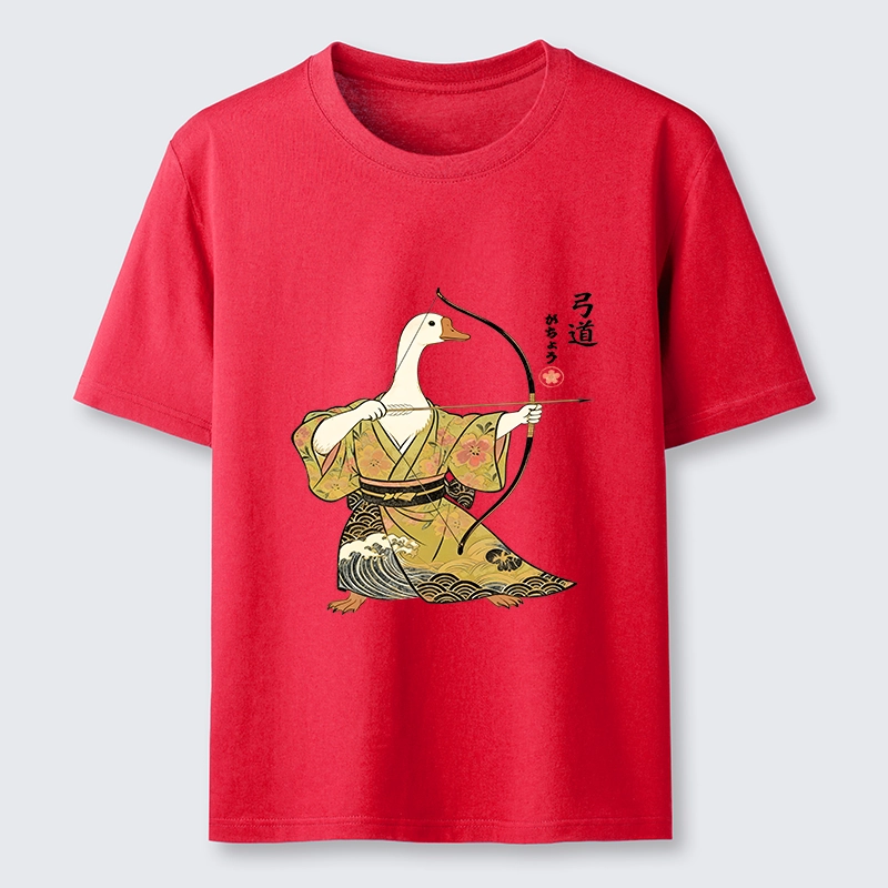 Tokyo-Tiger Goose In Kimono With Bow Classic T-Shirt