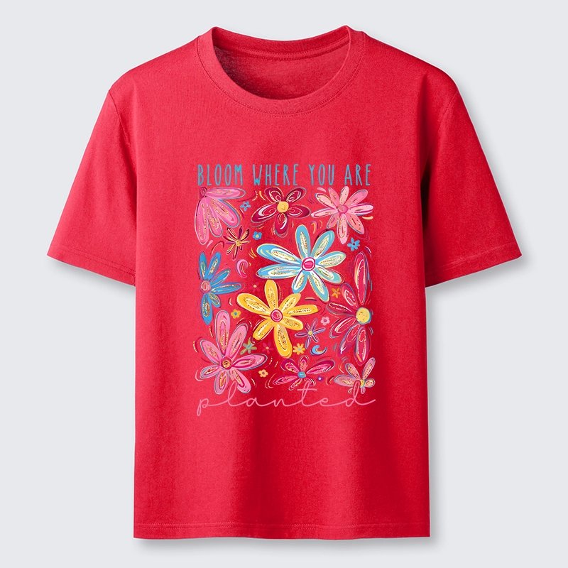 Tokyo-Tiger Positive Flower Vibe Classic T-Shirt