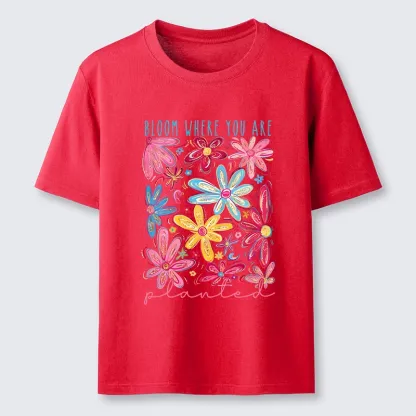 Tokyo-Tiger Positive Flower Vibe Classic T-Shirt