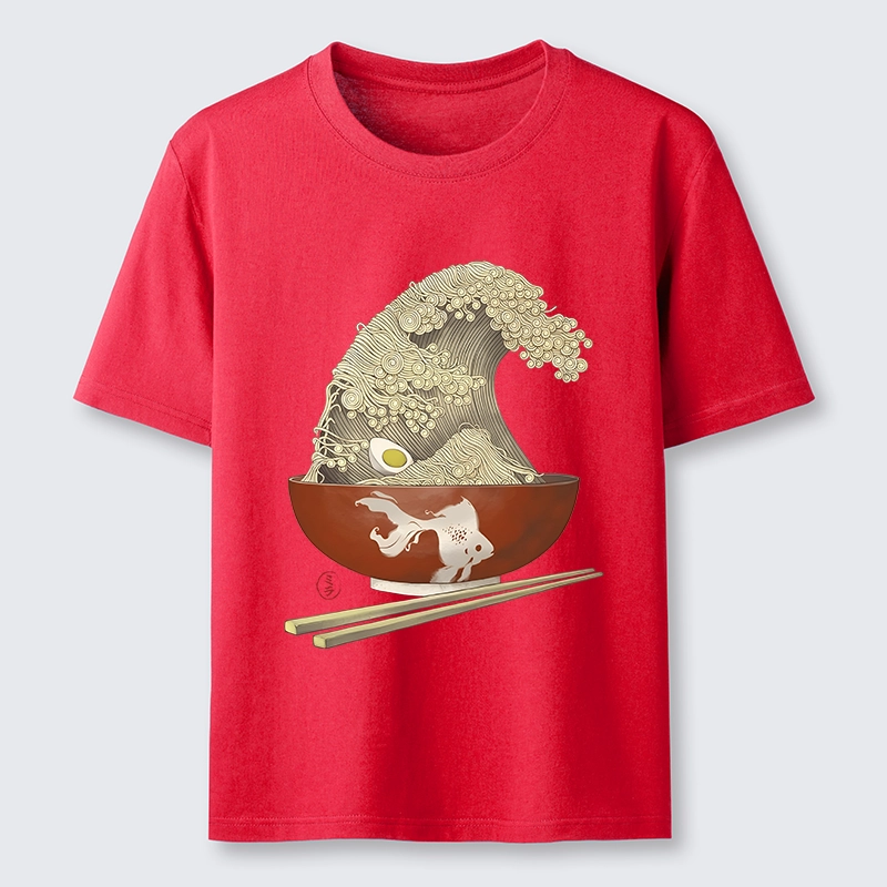 Tokyo-Tiger Kanagawa Noodle Wave Food Art Classic T-Shirt