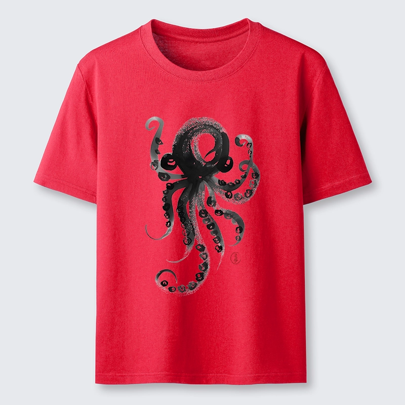 Tokyo-Tiger Japanese Ink Octopus Art Classic T-Shirt