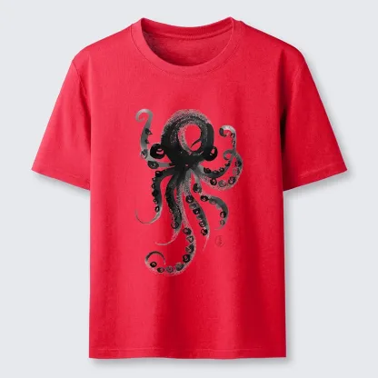 Tokyo-Tiger Japanese Ink Octopus Art Classic T-Shirt
