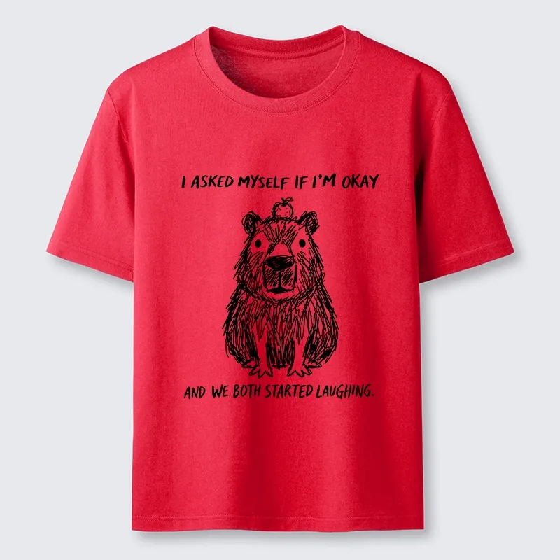 Tokyo-Tiger The Line Capybara：I Asked Myself If I'm Okay Classic T-Shirt
