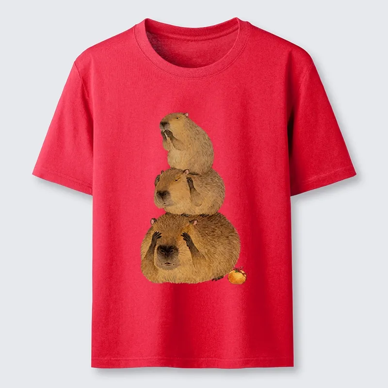 Tokyo-Tiger Capybara Hear No Evil Meme Classic T-Shirt